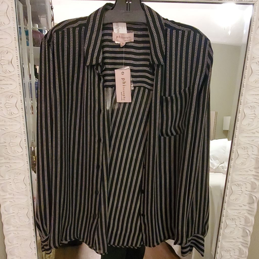 Philosophy Button Down Blouse